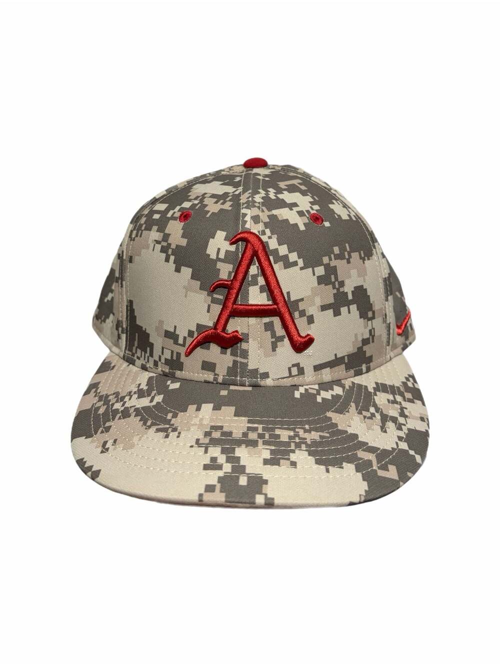 Nike Arkansas Razorbacks Digital Camo Dri-Fit Fitted Hat Size 7 1/2